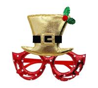 Genérico Lunettes de Noël, accessoires et accessoires pour déguisements - Lunettes de jouet innovantes pour cabine photo et cosplay pour les vacances, les mascarades, les carnavals