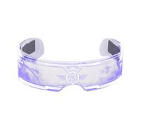 Genérico Lunettes de soleil LED | Lunettes de soleil avec lumière | Accessoires nouveaux pour photos en | Pour Halloween, carnaval, concerts, réunions de famille et célébrations