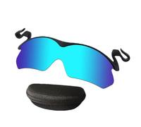 Genérico Lunettes de soleil polarisées avec clip polarisées avec blocage UV, lunettes de soleil de sport ultra légères sans monture élégante pour la pêche, vert, Consulte la descripción