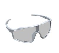 Generico Lunettes de soleil polarisées pour femme | protection UV, anti-sable, tiges réglables, idéales pour plage de pêche, golf et vélo, Blanc, riferimento alla descrizione