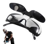 Generico Lunettes De Soudage,Lunettes De Soudage Auto Teinté Hd | Lentilles Anti-rayures Équipement De Protection Des Yeux Hommes Femmes Coupe Grind Tig