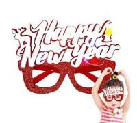 Genérico Lunettes Glitter Party - ABS+Feutre+L | Nouvel An Verre lumineux clignotant, décoration de Noël pailletée, fournitures de costume, lunettes, lunettes | Célébration