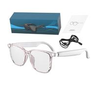 Genérico Lunettes intelligentes - Lunettes intelligentes avec traduction et musique | Électronique rechargeable avec traduction en 144 langues pour hommes, femmes et adultes