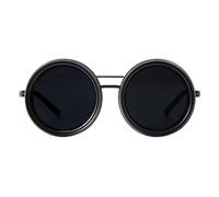Genérico Lunettes polarisées : monture noire, teinture, métal, verres réglables de 1 à 9 vitesses, écran de protection UV, lunettes avec filtre unisexe, étui compact pliable | plage, conduite, Pes