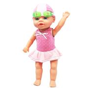 Generico Ma première fille de natation - piscine de bain étanche | Jouet interactif pour la salle de bain | Bras et jambes mobiles | Toddler Toddler Coloy | de natation réaliste | Divertiment