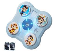 Genérico Machine de Boxe Musicale pour Poinçonneuse, équipement d'entraînement avec Objectif, Gants, Support Mural et Adolescent