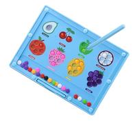 Genérico Magnetic Color Number Maze, Educational Preschool Sorting Toy, Sensory Logic Puzzle Game for , Kids, Matching, Fruit Learning, Counting, Fine Motor Skills, 10,63 pouces