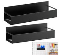 Genérico Magnetic Spray Can Holder 2 pcs - Wall Mount Steel Organizer Rack | Heavy Duty Magnetic Paint Can Storage For Garage, Workshop, Toolbox, Holds Spray Bottles Oil Cans Space Saving