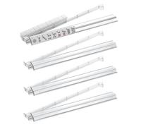 Generico Mahjong Ständer Set - 4 Stück Acryl Schiebehilfen | Transparentes Zubehör | Mahjong Halter Für Spielabend Club Familienfeier Anfänger Geburtstag Zuhause | Klarer Ständer Mit Push-Funktion