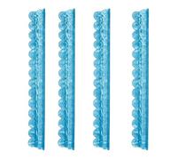 Genérico Mahjong Tile Racks and Pushers - 4 piece acrylique Mahjong Tile Rack with Tiles Pusher | American Style Mahjongs Accessory For Game Night, Acrylic, 1600 g.