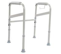 Generico Main courante de WC réglable pour personnes âgées, aide pour handicapés, barre pour handicapés, salle de bain pour grossesses