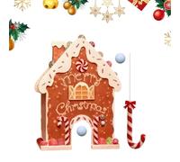 Generico Maison de Pan - Décoration de 11,8 pouces, affichage en acrylique, ensemble de golf festif avec design léger et résistant, ajoute un charme ludique aux fêtes de Noël, Vacan