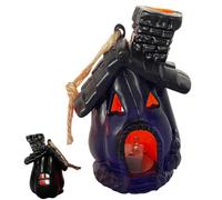 Generico Maison Sorcière Illuminée Pour Halloween - Lampe Spectrale Pour Résidences Sorgate - Décoration Éclairage Gothique Intérieur Maison Chambre Entrée Fêtes