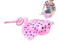 Generico Manta - Figurine réaliste d'animal en Tissu Doux pour Animaux Doux pour la Peau | Pelucche Manta pour Chambre d'enfant, Appartement, canapé