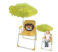 Genérico Mare Bambini avec ombrello Parasol Integrato Spiaggina Pieghevole Leggera en métal pour Spiaggia et Giardino Mare Poltroncina avec ombrellone Bimbi