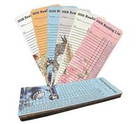 Generico Marque-pages Pour La Lecture - Marque-page Pour Bibliothèque De 60 Pièces - BookTracker | Pour Étudiants Souris De Bibliothèque Enseignants Femmes Hommes Lecteurs Adultes Appassion