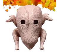 Generico Masque de tête Halloween | Costume de fête de Thanksgiving en latex - Masque doux respirant pour Cosplay unisexe pour famille et amis théâtre et Sitcom