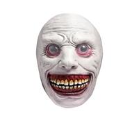 Genérico Masque facial - Masque d'Halloween | Masque de démon effrayant | Masque de démon souriant réaliste avec yeux brillants, visage d'horreur en latex pour cosplay, D