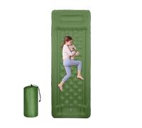 Genérico Matelas gonflable pour dormir | Matelas gonflable de 11 cm d'épaisseur - Isolant pour randonnée avec pompe à pied intégrée | Pour randonnée, voyages, plein air, tente de hotte de voiture