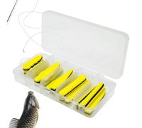 Genérico Matériaux pour Attacher Les Mouches - 15 pièces Set de Corps flottants pour Mouches - Outils de flottaison à Sec Accessoires de Haute densité pour Hommes, Femmes et