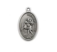 Generico Médaille Saint Christophe Protecteur des Voyageurs Pendentif porte-bonheur