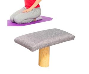 Generico Meditation Bench Portable Kneeling Stool | Wooden 31×16×16cm Prayer Seat Zen Sitting Banc Foldable Balance Stool for Mindfulness Yoga Sensory Training Quiet Meditation Support