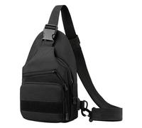 Generico Men Chest Bag Small Sling Bag, Small Sling for Men, Adjustable Utility Sports Storage Carrier Pouch for Climbing Camping Daily Use Travel Needs, Shoulder Backpack Portable BagS, Noir,