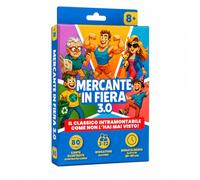 Generico Mercante in Fera 3.0 Jeu de cartes traditionnel, 80 cartes illustrées, jeu de société, 3 à 12 joueurs, à partir de 8 ans, règlement inclus