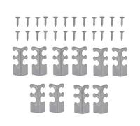 Generico Metal Corner Protector - 10 Pieces Furniture Protection Supplies - Table Corner Guards | for Homeowners Renters Office Home Apartment Table Doorways Cabinets Chairs Living Room