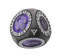 Generico Metal Dice, Standard Polyhedral Game Set for Classic Role Playing with Zinc Alloy Build for Long Lasting Use, Rotating Geometric Toy to Teens Adults Family Classroom Travel