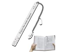 Genérico Metal Pendant Bookmark - Teacher Appreciation ovale Pendant Bookmark | Elegant Reading Accessory, For Book Lovers Readers Writers Students Librarians, Durable Engraved Decor