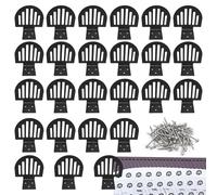 Generico Metal Roof Snow Guards - 25 Pieces Metal Roofing Ice Stop, Durable and Reliable | Prevent Snow Sliding, Protect Roofs, Safe Winter Supplies, Cold Weather Ice Protection, Home And Roof Safety