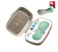 Generico Meuleuse à ongles pour animaux domestiques - 195 g, coupe-ongles électrique animaux domestiques, silencieux avec 6 têtes de rechange | Grain calibré, tondeuse griffes de