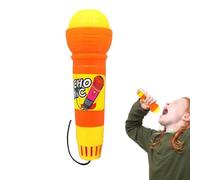Generico Microphone jouet pour - MicrophonOo Eco avec changement vocal sans batterie et son vibrant | Microphone durable pour jeux de fiction pour anniversaires, diplômes et (couleur aléatoire