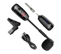 Genérico Microphone pour instruments | Outil de capture | avec écran numérique LED et portée jusqu'à 50 m pour microphone de flûte, pour guitare piano accordéon, flûte basse acoustique E
