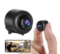 Genérico Mini caméra espion cachée IP WiFi HD 1080p avec application pour regarder des vidéos en temps réel depuis le téléphone portable Micro caméra de sécurité pour surveillance avec vision nocturne