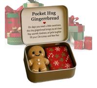 Generico Mini Doll Hug Card - Hugs For Friends, Mini Keepsake Emotional For Holiday Birthday Appreciation Good Luck Care Women Men Lovers Kids Coworkers Friend Adults