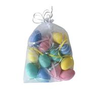 Generico Mini Easter Egg Decoration Set de 12 packs | PP Material, 1.2in X 1.2in X 1.6in | Small Toy Eggs, Ornament for Easter Basket | Spring Holiday Party Filler & Table Decor