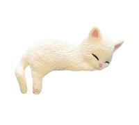 Generico Mini figurines de chats décoratives réalistes et jolies | Adorable décoration pour écran de chat pour bureau, salon, fête, bibliothèque, bureau, machine, moniteur