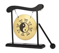 Generico Mini Gong Japonais Cloche de Bureau Accessoire de Méditation | Décoration à percussion de Table pour Bureau à domicile, Jouet sonore anti-stress, Outil de prat
