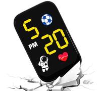 Generico Mini horloge moto - ABS 4,6 cm | Tableau de bord imperméable | Motorbike Mini horloge avec lumière pour cycling enthusiasts commuting Urban Road City Riding Short Trips Men Women