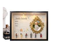 Generico Mini musée porte-photo, DIY souvenir commémoratif esthétique | Mini musée pour | pour décoration maison, chambre, bureau, table, étagère, fête d'anniversaire,