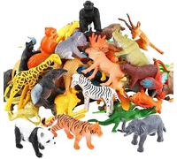 Generico Mini Set Jungle Jouets, Chiffres d'Animaux Sauvages, Zoo Jouet pour Enfants