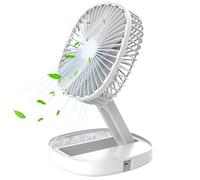 Genérico Mini Ventilateu Simpling Sponding - Description de la table du ventilateur à batterie petite | Réglage flexible Dispositif de refroidissement rechargeable USB pour table de croisement