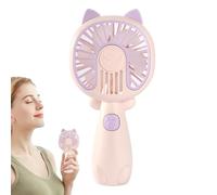 Generico Mini ventilateur portable, mini ventilateur portable - Ventilateur personnel rechargeable USB Cartoon - Mini ventilateur de table silencieux pour étudiants, personnel sympa