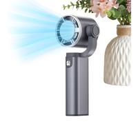 Genérico Mini ventilateur portable : silencieux, rechargeable, pliable, à 180 degrés, dispositif compact de circulation d'air pour voyage, unité de ventilateur de table réglable, venez