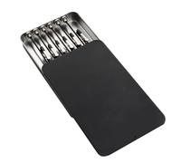 Generico Miniature Painting Holder, Bendable Model Stand, 6,54 x 4,06 x 0,83 Inches Base Tool with Iron Clips, Hobby Organizer, Craft Accessory with Rubber Grip, Workshop Storage for Dormitory School