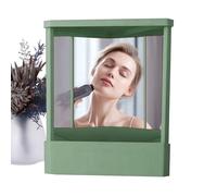 Genérico Miroir non inversé - Image réelle sans reflet inversé | Miroir de maquillage personnel avec réflexion fidèle, réflecteur de haute précision pour coupes de cheveux, toilettes, routine de