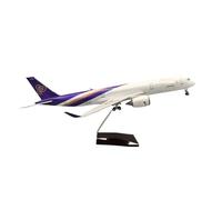 Generico Modèle d'avion de la série A350 à l'échelle 47 cm avec support - Décoration parfaite pour la maison des amateurs d'aviation(A350 Thailand, No light)