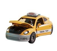 Generico Modèle de taxi urbain - d'urgence réaliste et éclairage intérieur, design emblématique | Construction en métal résistant, jouet interactif pour la motricité